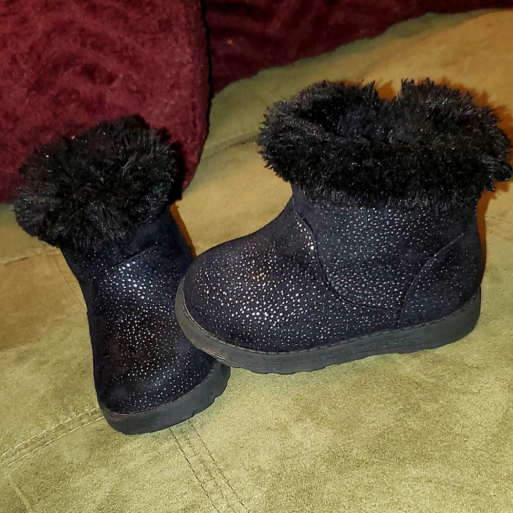Cat & Jack Glitter Booties